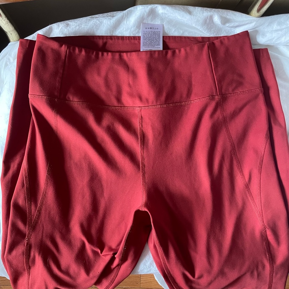 Girlfriend Collective Compressive High Rise Leggings in Ember